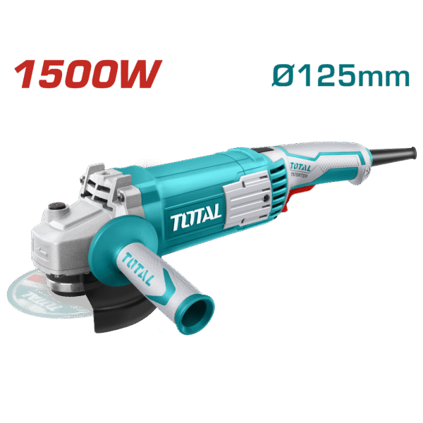 AMOLADORA ANGULAR 05” 125mm 1500W M14 11000RPM MANGO LARGO INDUSTRIAL