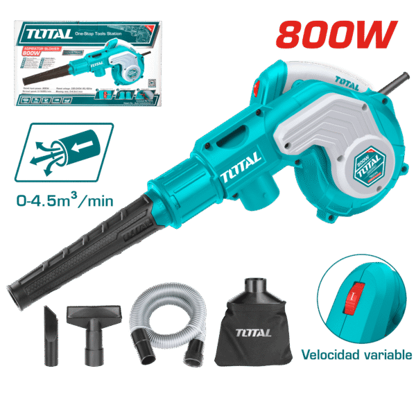 SOPLADORA 220V 800W 15000RPM 3.5M3/MIN FULL INDUSTRIAL