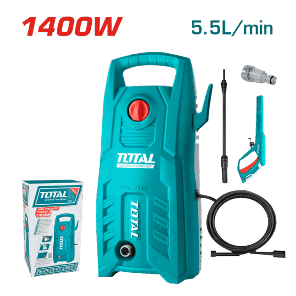 LAVADORA DE ALTA PRESIÓN 1400W 1900PSI 5.5L/MIN