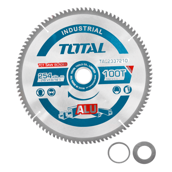 DISCO DENTADO TCT P/ALUMINIO 254MM (10”) 100T INDUSTRIAL