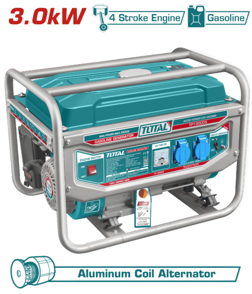 GENERADOR GASOLINERO 220-240 3.0KW 4 TIEMPOS OHV