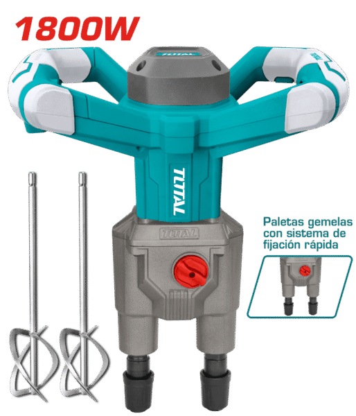 MEZCLADORA DOBLE PALETA 1800W 650RPM HEX13 INDUSTRIAL