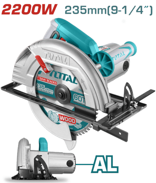 SIERRA CIRCULAR 2200W 3800RPM 235X25.4MM EST. ALUMINIO INC DISCO INDUSTRIAL