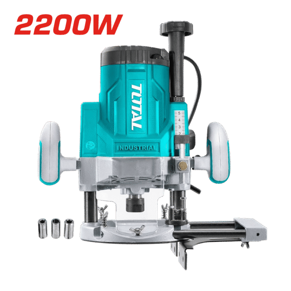 RUTEADORA 2200W 14000-20000RPM 0-60MM INDUSTRIAL