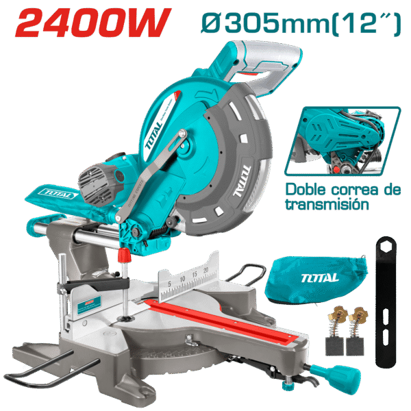 INGLETADORA TELESCOPICA 305MM 2400W C:95X310MM INDUSTRIAL
