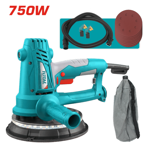 LIJADORA DE DRYWALL 750W 180MM CON LUZ INDUSTRIAL