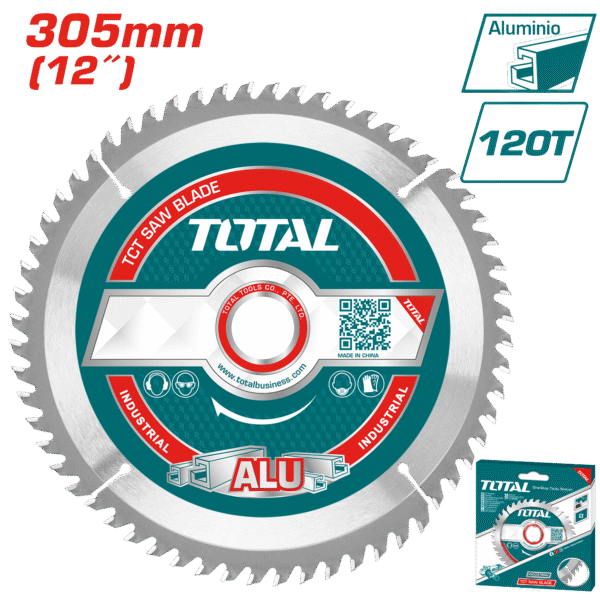 DISCO DENTADO TCT P/ALUMINIO 305MM (12”) 120T INDUSTRIAL