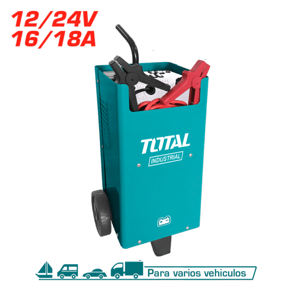 CARGADOR DE BATERÍA 220V CARGA:12/24V. 70-300AH. AISLAMIENTO H