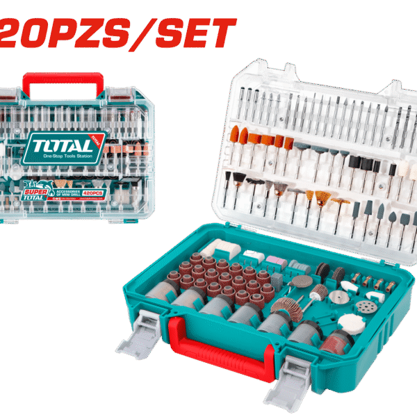 ACCESORIOS P/MINI-RECTIFICADOR 420PZS INC. ESTUCHE