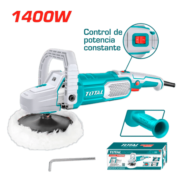 PULIDORA ANGULAR 1400W 600-3200RPM 180MM INDUSTRIAL