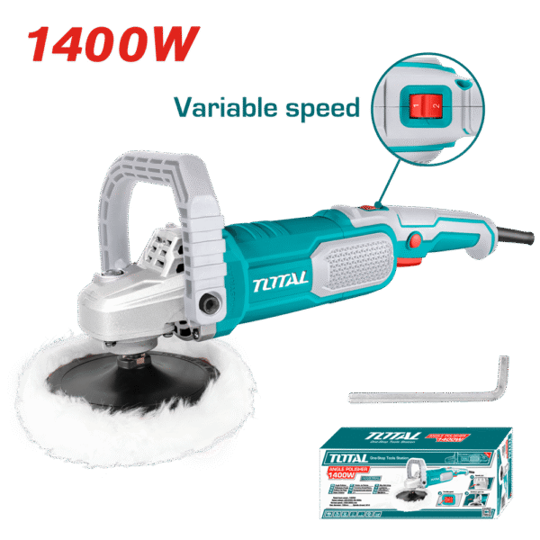 PULIDORA ANGULAR 1400W 1500-3600RPM 180MM INDUSTRIAL