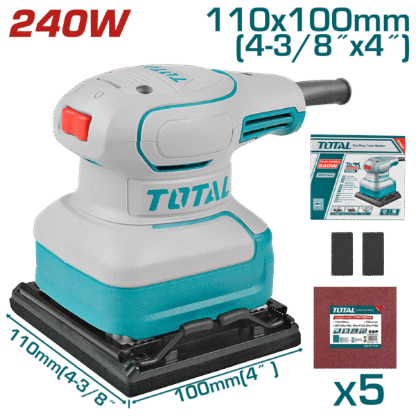 LIJADORA DE PALMA 240W 14000RPM 110X100MM