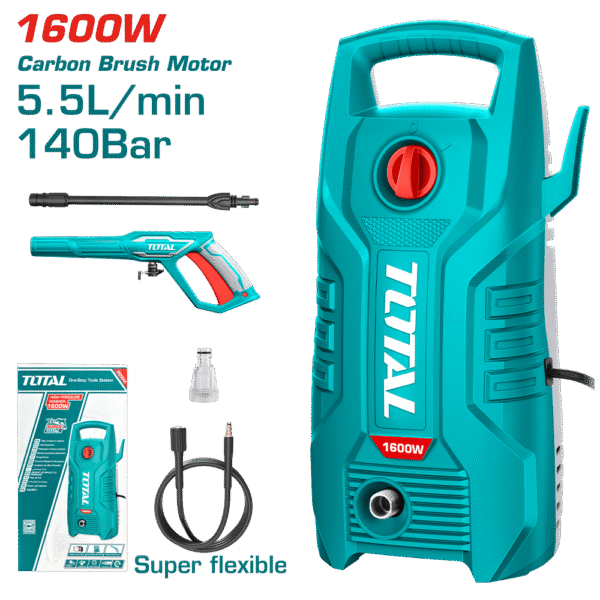 LAVADORA DE ALTA PRESION 1600W 2030PSI 5.5L/MIN