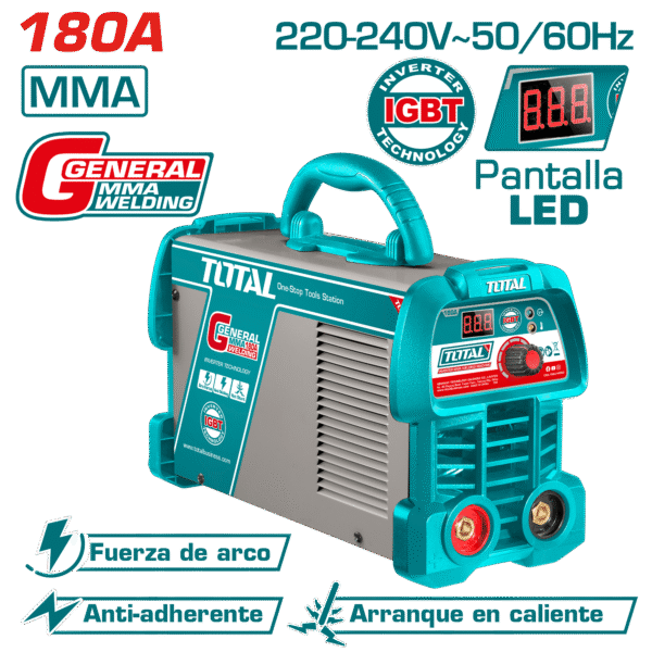 SOLDADORA INVERTER MMA 15-180A LCD E:1.6-4.0