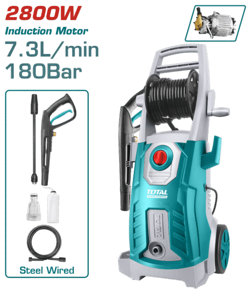 LAVADORA DE ALTA PRESIÓN 2800W 2600PSI 7.3L/MIN INDUSTRIAL