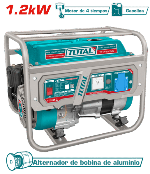 GENERADOR GASOLINERO 1.2KW 4 TIEMPOS OHV