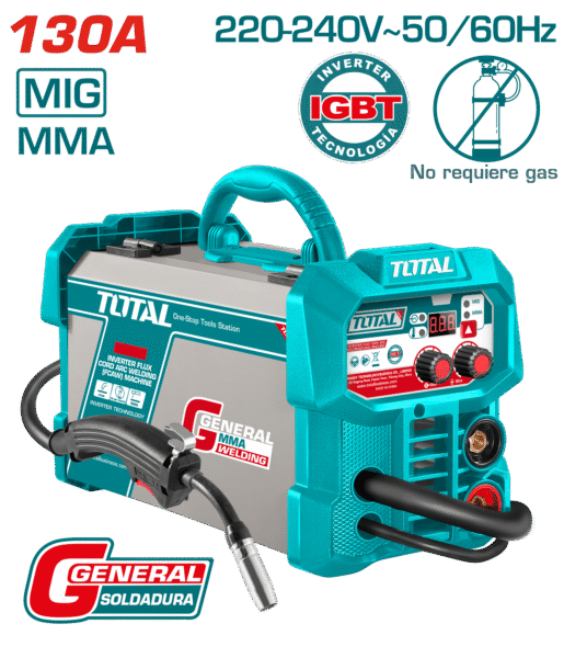 SOLDADORA INV MIG:30-130A MMA:30-130A 40% IGBT