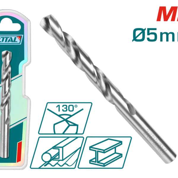 BROCA M2 HSS D:5.0MM 130º INDUSTRIAL
