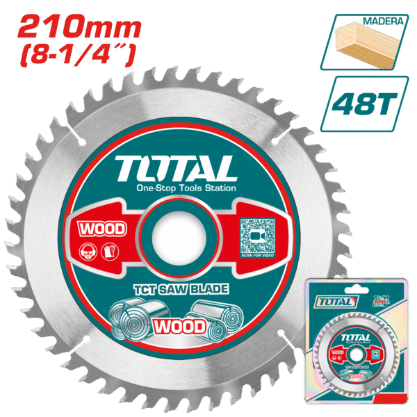 DISCO DENTADO TCT 210MM 48T PARA INGLETADORA TMS2001 INDUSTRIAL